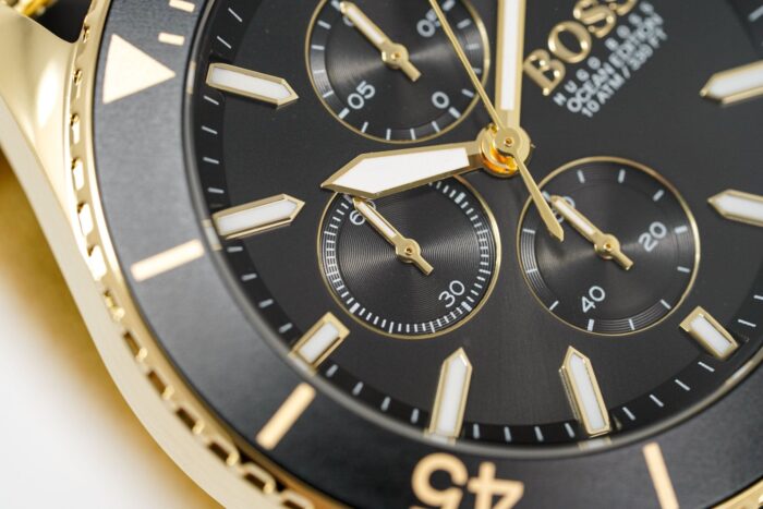 Hugo Boss Men's Watch Chronograph Ocean Edition Gold - HB1513703 - Image 7